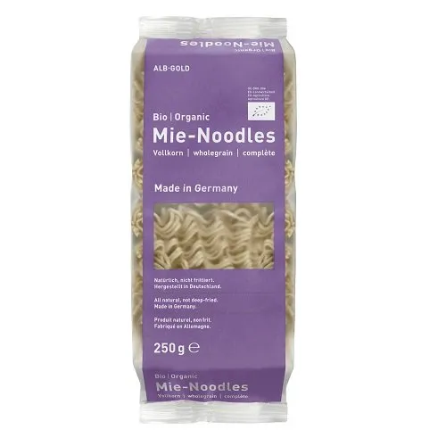 Noodles de se´mola integral de trigo