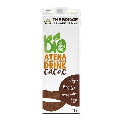 Bebida vegetal de avena con cacao 1l