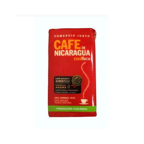 Café Nicaragua molido natural ecológico de comercio justo