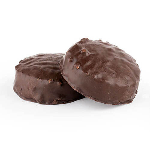 Polvorones cubiertos de chocolate