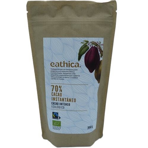 Cacao instantáneo al 70 % de comercio justo