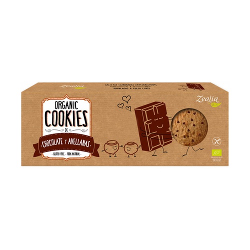 Galletas de trigo sarraceno con chocolate y avellanas SIN GLUTEN