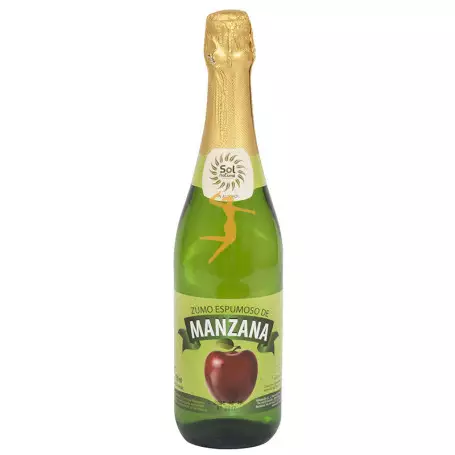 Espumoso de manzana sin alcohol