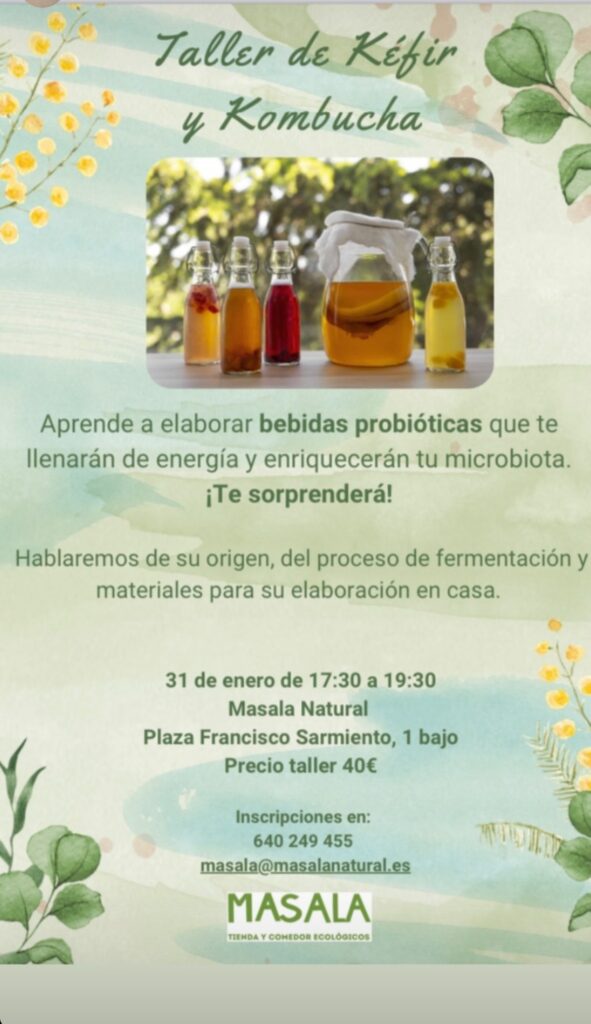 Taller de bebidas probióticas
