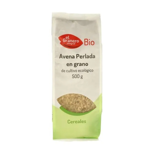 Avena perlada en grano